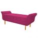 Kit Cabeceira Lady e Recamier Ari 140 cm Casal Suede Pink - Amarena Móveis