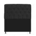 Kit Cabeceira Lady e Recamier Ari 160 cm Queen Size Corano Preto - Amarena Móveis