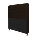 Kit Cabeceira Lady e Recamier Ari 195 cm King Size Corano Marrom - Amarena Móveis