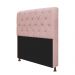 Kit Cabeceira Lady e Recamier Ari 195 cm King Size Suede Rosê - Amarena Móveis