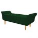 Kit Cabeceira Lady e Recamier Ari 195 cm King Size Suede Verde - Amarena Móveis