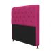 Kit Cabeceira Lady e Recamier Ari 90 cm Solteiro Suede Pink - Amarena Móveis