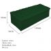 Kit Cabeceira e Calçadeira Baú Estofada Mel 140 cm Casal Com Capitonê Suede Verde - Amarena Móveis