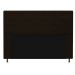 Kit Cabeceira e Calçadeira Baú Estofada Mel 160 cm Queen Size Com Capitonê Corano Marrom - Amarena Móveis