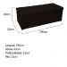 Kit Cabeceira e Calçadeira Baú Estofada Mel 195 cm King Size Com Capitonê Corano Marrom - Amarena Móveis