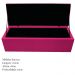 Kit Cabeceira e Calçadeira Baú Estofada Mel 195 cm King Size Com Capitonê Suede Pink - Amarena Móveis