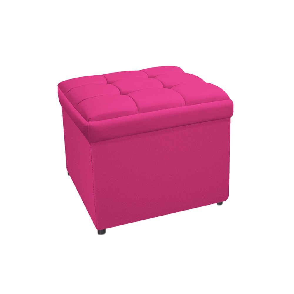 Kit Cabeceira e Calçadeira Copenhague 100 cm Solteiro Suede Pink - Amarena Móveis
