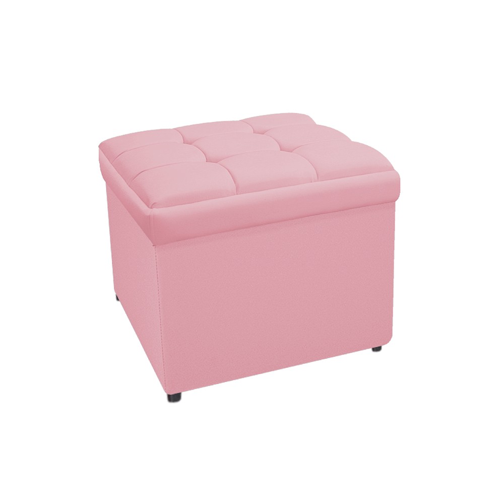 Kit Cabeceira e Calçadeira Copenhague 100 cm Solteiro Suede Rosa Bebê - Amarena Móveis