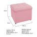 Kit Cabeceira e Calçadeira Copenhague 100 cm Solteiro Suede Rosa Bebê - Amarena Móveis