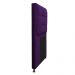 Kit Cabeceira e Calçadeira Copenhague 100 cm Solteiro Suede Roxo - Amarena Móveis