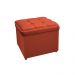 Kit Cabeceira e Calçadeira Copenhague 100 cm Solteiro Suede Terracota - Amarena Móveis