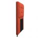 Kit Cabeceira e Calçadeira Copenhague 100 cm Solteiro Suede Terracota - Amarena Móveis