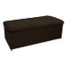 Kit Cabeceira e Calçadeira Copenhague 140 cm Casal Corano Marrom - Amarena Móveis