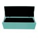 Kit Cabeceira e Calçadeira Copenhague 140 cm Casal Suede Azul Tiffany - Amarena Móveis