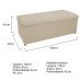 Kit Cabeceira e Calçadeira Copenhague 140 cm Casal Suede Bege - Amarena Móveis