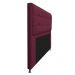 Kit Cabeceira e Calçadeira Copenhague 140 cm Casal Suede Bordô - Amarena Móveis