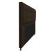 Kit Cabeceira e Calçadeira Copenhague 160 cm Queen Size Corano Marrom - Amarena Móveis