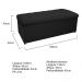Kit Cabeceira e Calçadeira Copenhague 160 cm Queen Size Corano Preto - Amarena Móveis