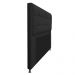 Kit Cabeceira e Calçadeira Copenhague 160 cm Queen Size Corano Preto - Amarena Móveis