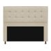 Kit Cabeceira e Calçadeira Copenhague 160 cm Queen Size Suede Bege - Amarena Móveis