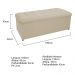 Kit Cabeceira e Calçadeira Copenhague 160 cm Queen Size Suede Bege - Amarena Móveis