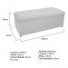 Kit Cabeceira e Calçadeira Copenhague 160 cm Queen Size Suede Branco - Amarena Móveis