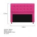 Kit Cabeceira e Calçadeira Copenhague 160 cm Queen Size Suede Pink - Amarena Móveis
