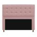 Kit Cabeceira e Calçadeira Copenhague 160 cm Queen Size Suede Rosê - Amarena Móveis