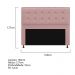 Kit Cabeceira e Calçadeira Copenhague 160 cm Queen Size Suede Rosê - Amarena Móveis