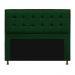 Kit Cabeceira e Calçadeira Copenhague 160 cm Queen Size Suede Verde - Amarena Móveis