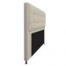 Kit Cabeceira e Calçadeira Copenhague 195 cm King Size Corano Bege - Amarena Móveis