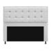 Kit Cabeceira e Calçadeira Copenhague 195 cm King Size Corano Branco - Amarena Móveis