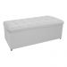 Kit Cabeceira e Calçadeira Copenhague 195 cm King Size Suede Branco - Amarena Móveis
