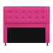 Kit Cabeceira e Calçadeira Copenhague 195 cm King Size Suede Pink - Amarena Móveis