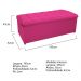 Kit Cabeceira e Calçadeira Copenhague 195 cm King Size Suede Pink - Amarena Móveis