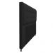 Kit Cabeceira e Calçadeira Copenhague 195 cm King Size Suede Preto - Amarena Móveis