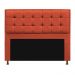 Kit Cabeceira e Calçadeira Copenhague 195 cm King Size Suede Terracota - Amarena Móveis
