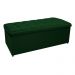 Kit Cabeceira e Calçadeira Copenhague 195 cm King Size Suede Verde - Amarena Móveis