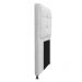 Kit Cabeceira e Calçadeira Copenhague 90 cm Solteiro Corano Branco - Amarena Móveis