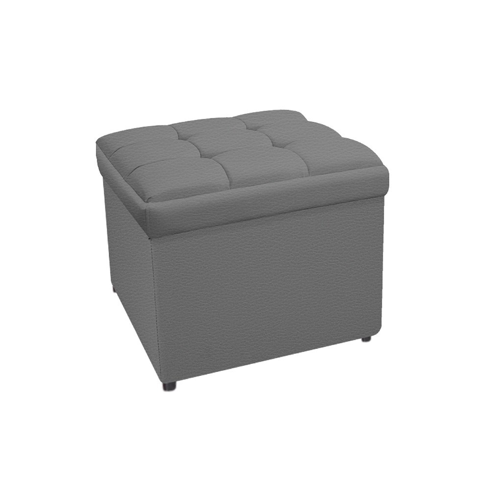 Kit Cabeceira e Calçadeira Copenhague 90 cm Solteiro Corano Cinza - Amarena Móveis