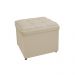 Kit Cabeceira e Calçadeira Copenhague 90 cm Solteiro Suede Bege - Amarena Móveis