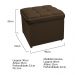 Kit Cabeceira e Calçadeira Copenhague 90 cm Solteiro Suede Marrom - Amarena Móveis