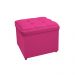 Kit Cabeceira e Calçadeira Copenhague 90 cm Solteiro Suede Pink - Amarena Móveis