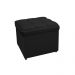 Kit Cabeceira e Calçadeira Copenhague 90 cm Solteiro Suede Preto - Amarena Móveis