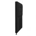 Kit Cabeceira e Calçadeira Copenhague 90 cm Solteiro Suede Preto - Amarena Móveis