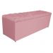 Kit Cabeceira e Calçadeira Liverpool 140 cm Casal Suede Rosa Bebê - Amarena Móveis