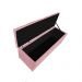 Kit Cabeceira e Calçadeira Liverpool 140 cm Casal Suede Rosa Bebê - Amarena Móveis
