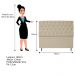 Kit Cabeceira e Calçadeira Liverpool 160 cm Queen Size Corano Bege - Amarena Móveis