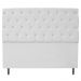Kit Cabeceira e Calçadeira Liverpool 160 cm Queen Size Corano Branco - Amarena Móveis