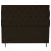 Kit Cabeceira e Calçadeira Liverpool 160 cm Queen Size Corano Marrom - Amarena Móveis